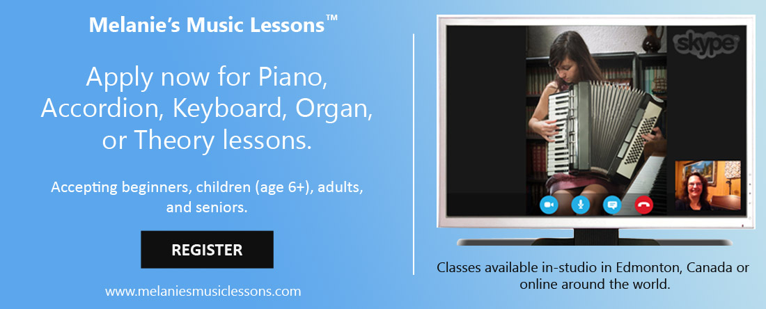 Melanies Music Lessons is welcoming you to apply now for music lessons.